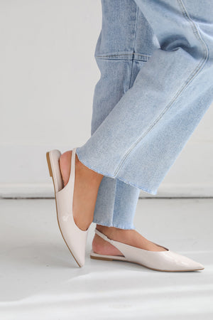 FINAL SALE - How It Goes Sling Back Flats
