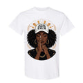 With God on Our Side Christian T Shirt Black Woman Prayer Graphic Tee Faith Inspired Religious Shirt Inspirational Gift for Women