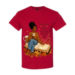 Keep Calm And Embrace Your Answered Prayers This Fall T Shirt Black Woman Fall Christian Graphic Tee Bible Verse Shirt Autumn Faith Shirt
