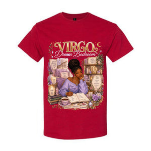 Virgo Dream Bedroom T Shirt Virgo Zodiac Graphic Tee Purple Virgo Girl Shirt Healing Virgo Energy Shirt Astrology Virgo Traits Shirt Gift For Virgo Women