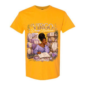 Virgo Dream Bedroom T Shirt Virgo Zodiac Graphic Tee Purple Virgo Girl Shirt Healing Virgo Energy Shirt Astrology Virgo Traits Shirt Gift For Virgo Women