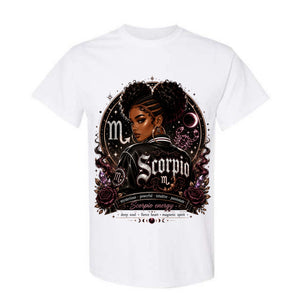 Scorpio Energy T Shirt Scorpio Zodiac Graphic Tee Mysterious Scorpio Girl Shirt Powerful Scorpio Shirt Astrology Scorpio Traits Shirt Gift For Scorpio Women