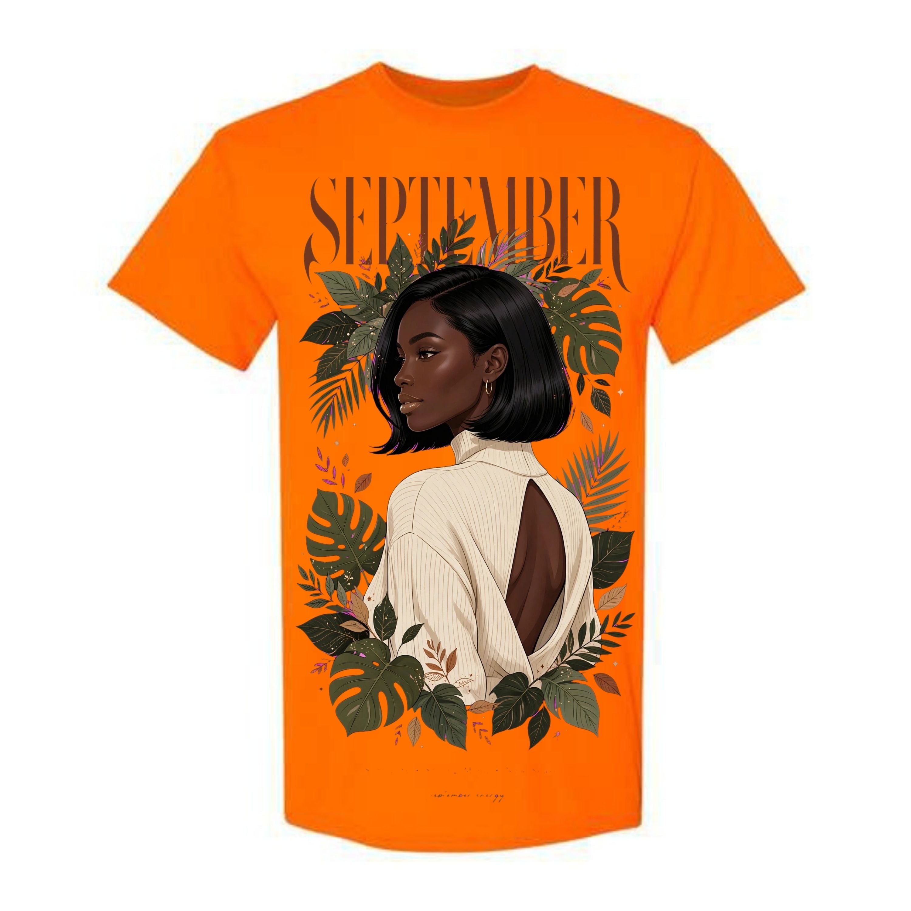September T Shirt September Virgo Girl Graphic Tee Elegant September Woman Shirt Fall Aesthetic Shirt September Energy Shirt Gift For September Birthday Women