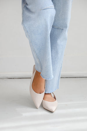 FINAL SALE - How It Goes Sling Back Flats