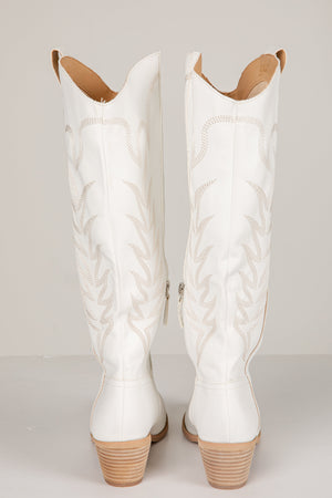 From Here On Out White Western Boots